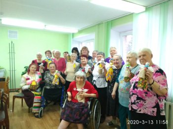 Мастер - класс в Доме Ветеранов.